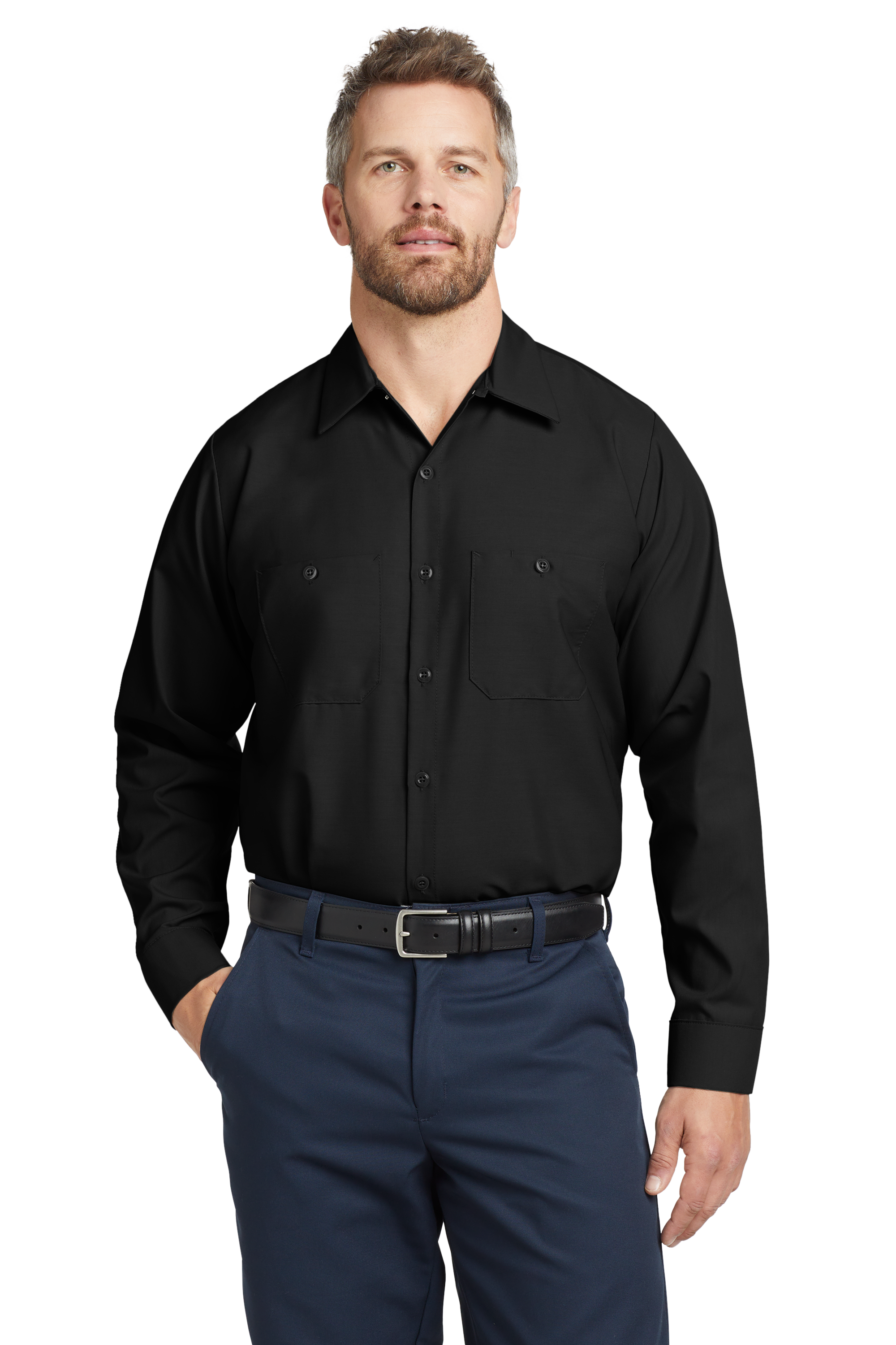 Red Kap SP14 Long Sleeve Industrial Work Shirt