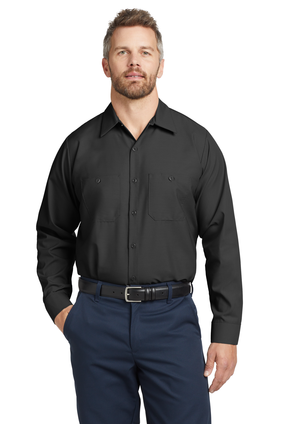 Red Kap SP14 Long Sleeve Industrial Work Shirt