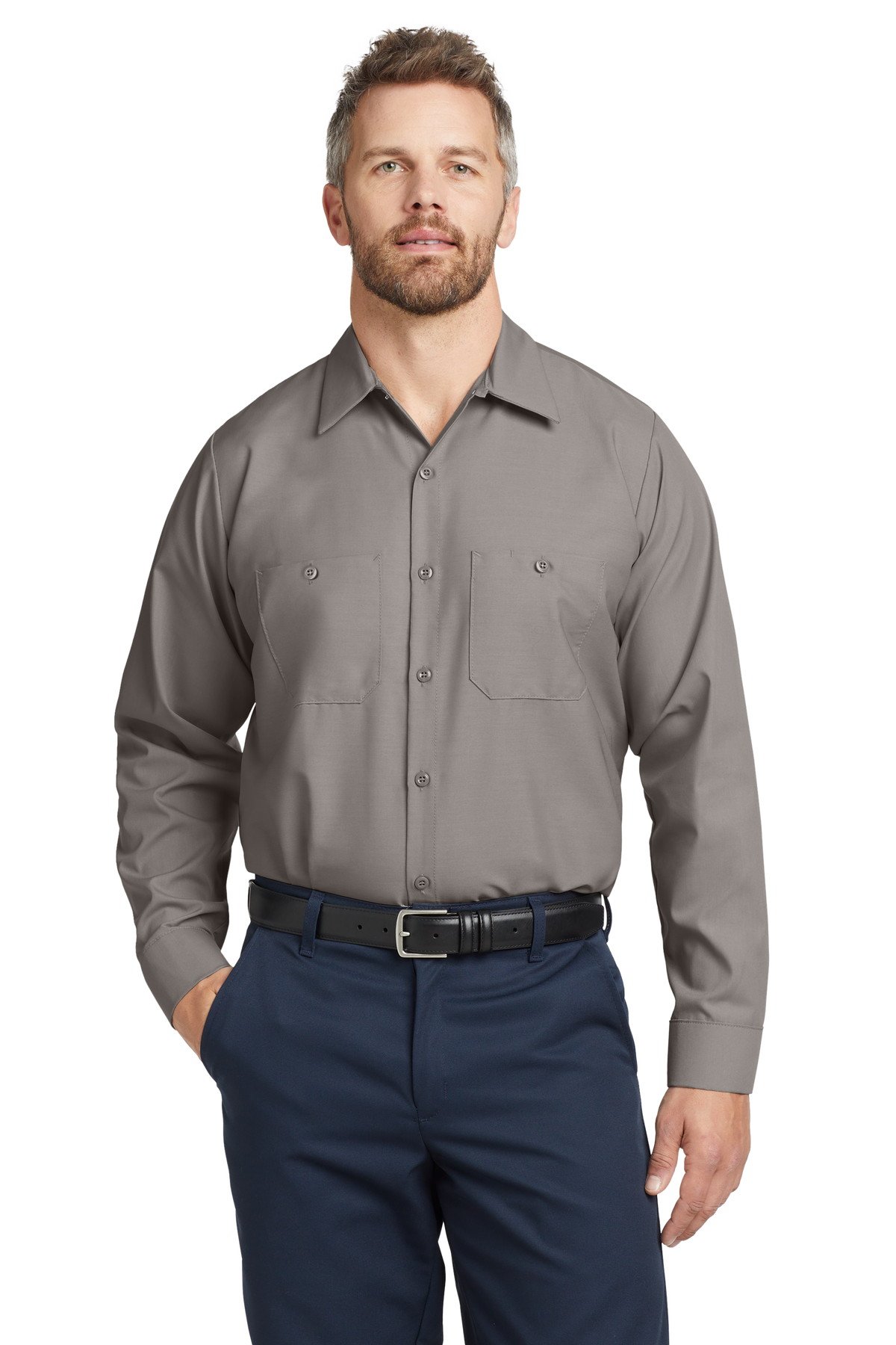 Red Kap SP14 Long Sleeve Industrial Work Shirt