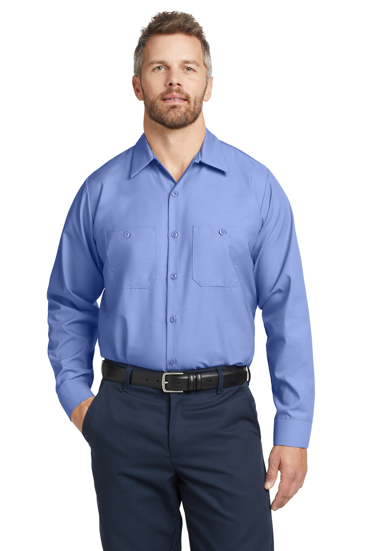 Red Kap SP14 Long Sleeve Industrial Work Shirt