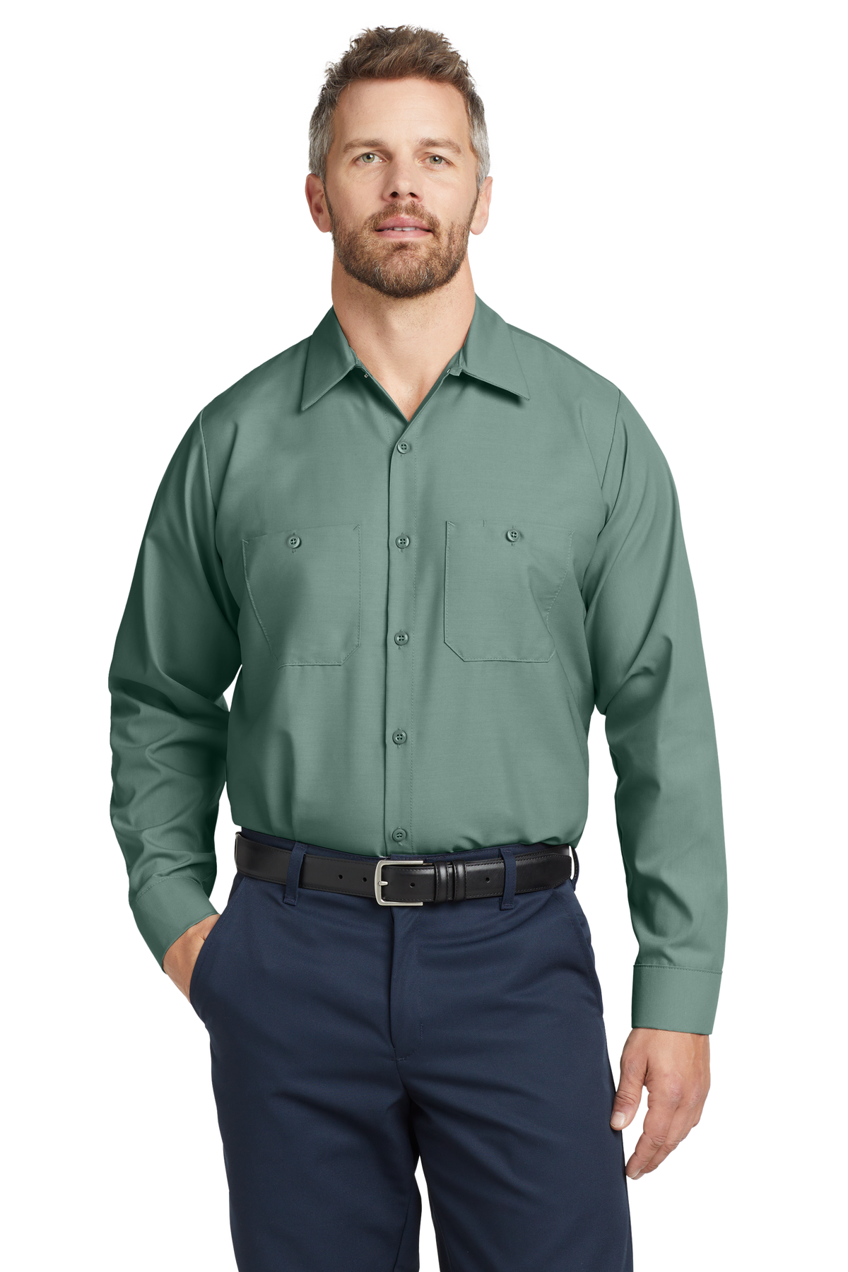 Red Kap SP14 Long Sleeve Industrial Work Shirt