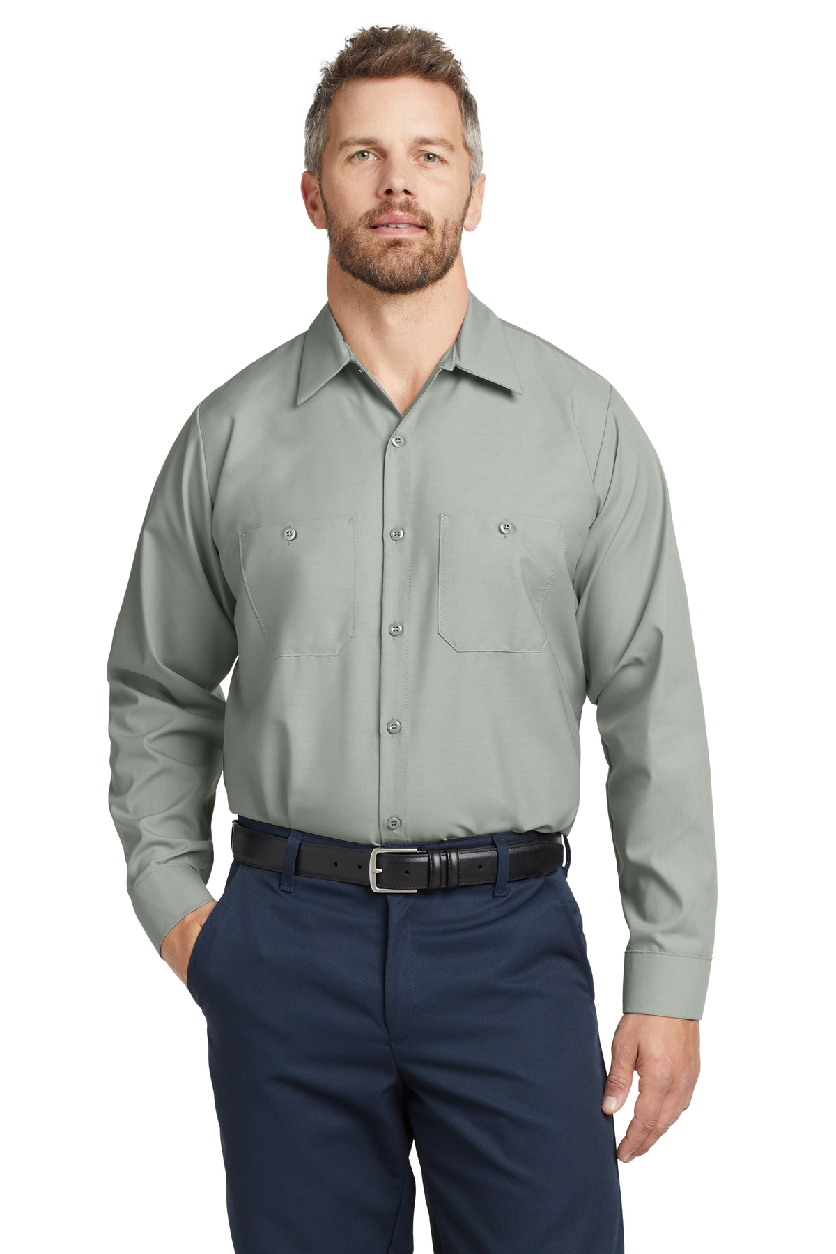 Red Kap SP14 Long Sleeve Industrial Work Shirt