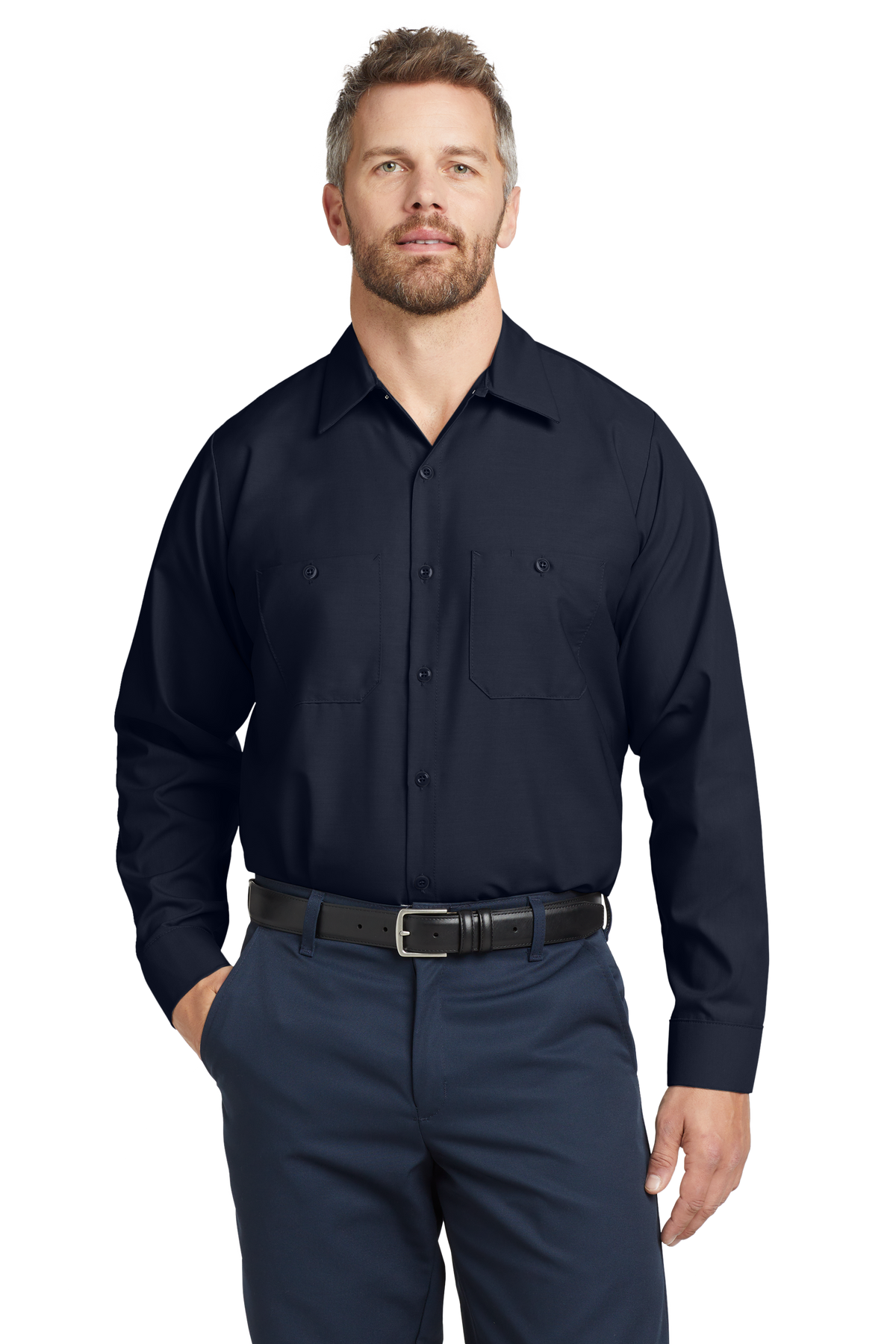 Red Kap SP14 Long Sleeve Industrial Work Shirt
