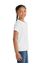 Port Authority YG503 Girls Peter Pan Collar School Polo