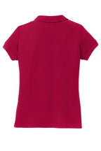 Port Authority YG503 Girls Peter Pan Collar School Polo