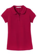 Port Authority YG503 Girls Peter Pan Collar School Polo