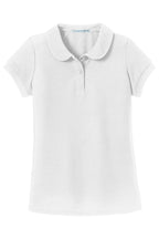 Port Authority YG503 Girls Peter Pan Collar School Polo